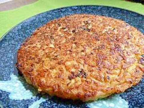 新感覚？子供喜ぶ♪鮭フレークでお好み焼きライス♪